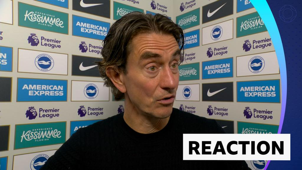 Brighton draw 'best performance of the season' - Frank