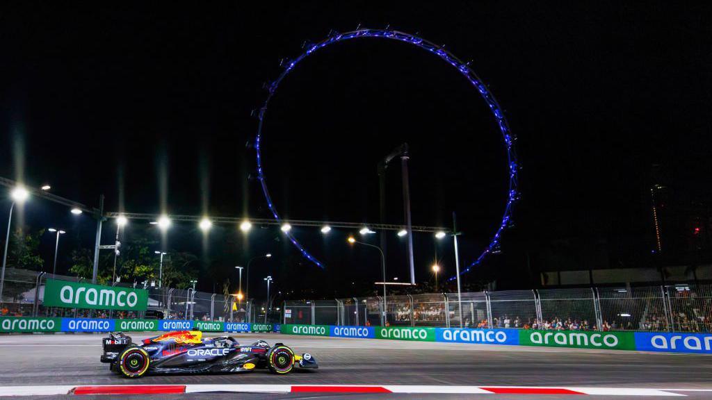 Max Verstappen driving during the 2024 Singapore Grand Prix