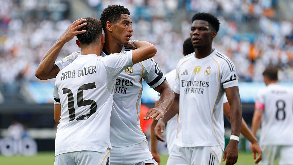Jude Bellingham and Arda Guler celebrate