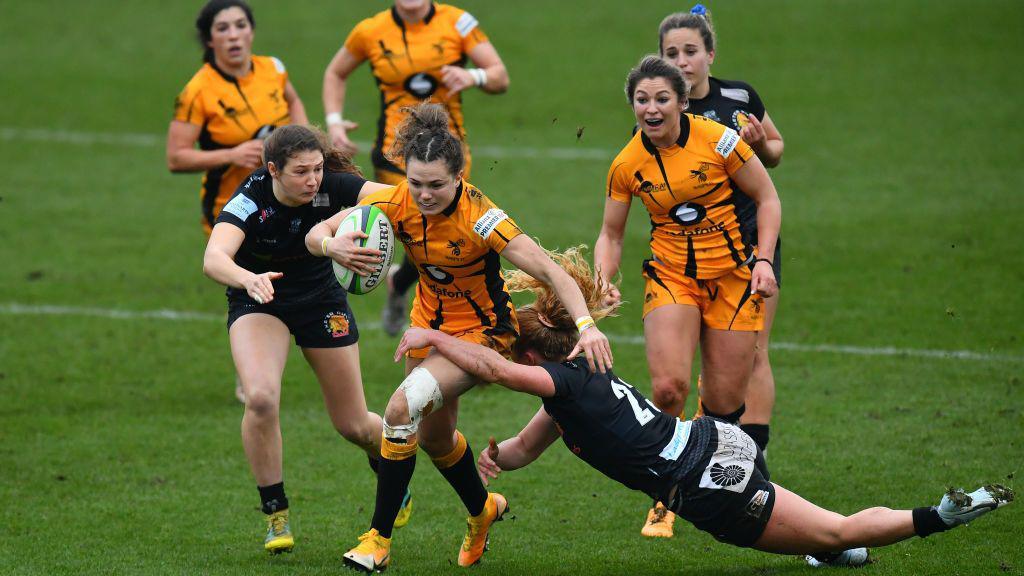 Ellie Kildunne playing for Wasps