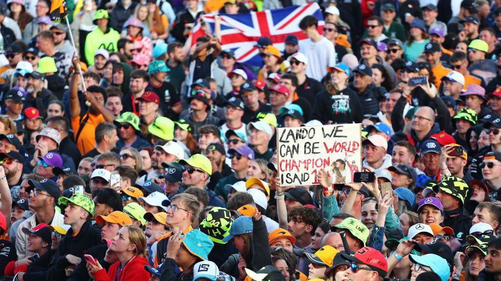 Fans at the British Grand Prix