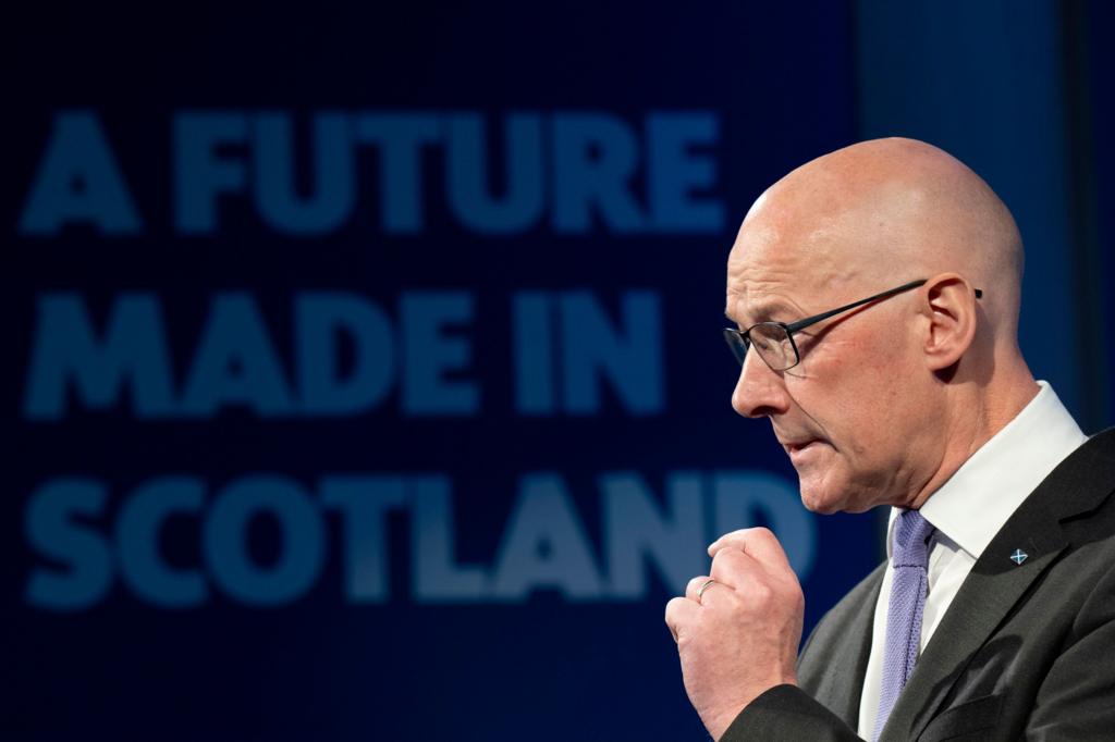 First Minister John Swinney