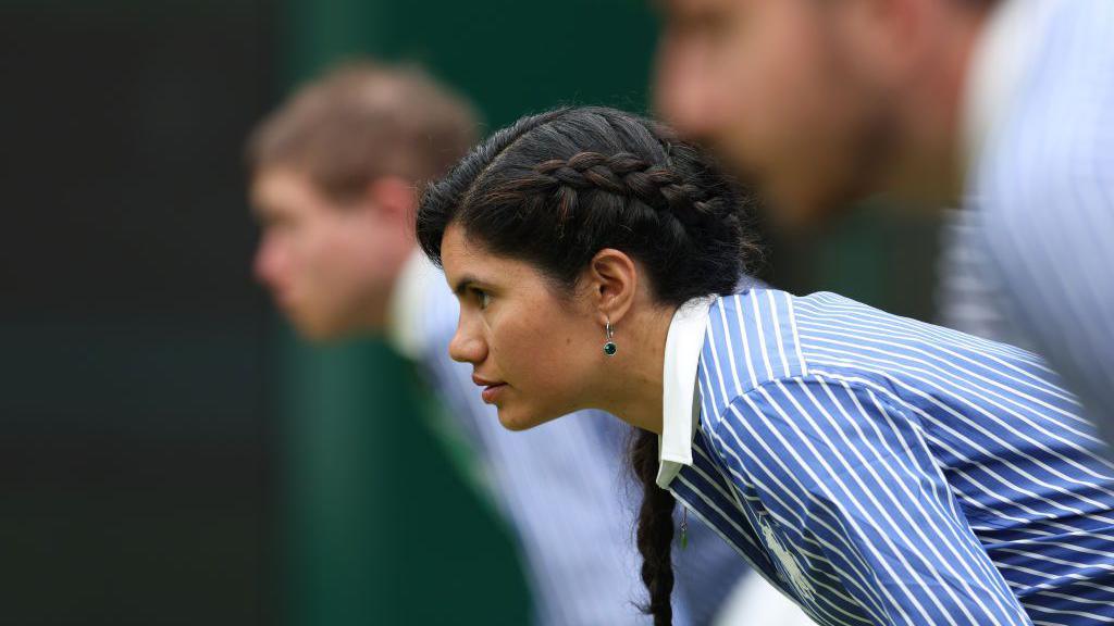 Line judges during Wimbledon in 2024