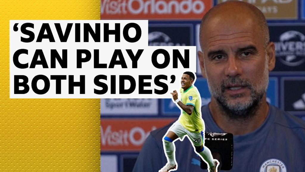 Savinho is devastating one-against-one - Guardiola