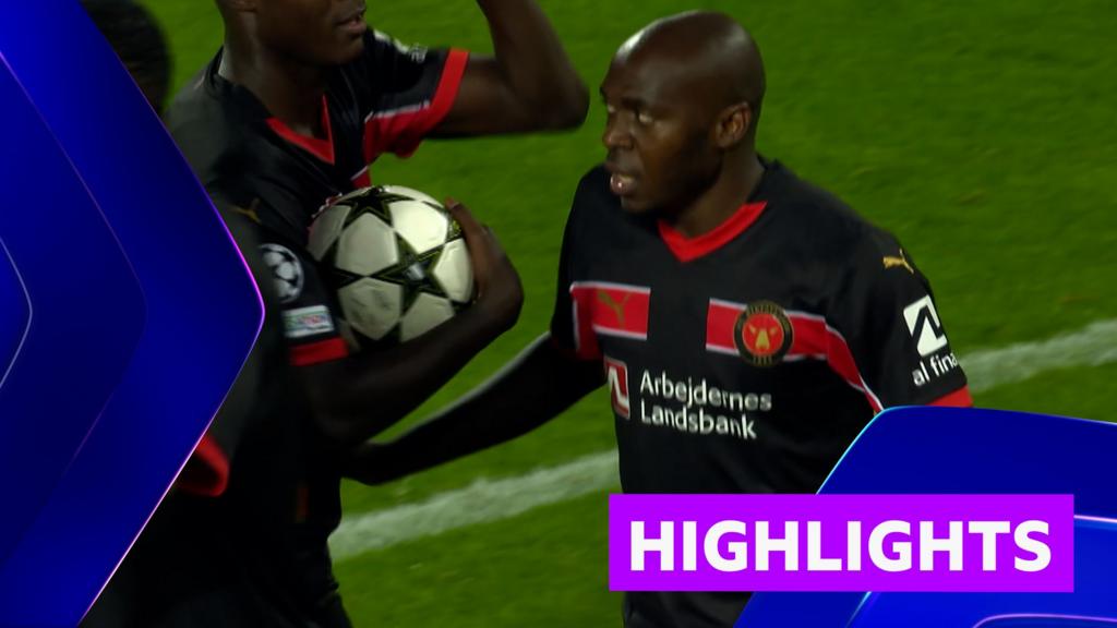 UEFA Champions League highlights: Slovan Bratislava 1-1 Midtjylland