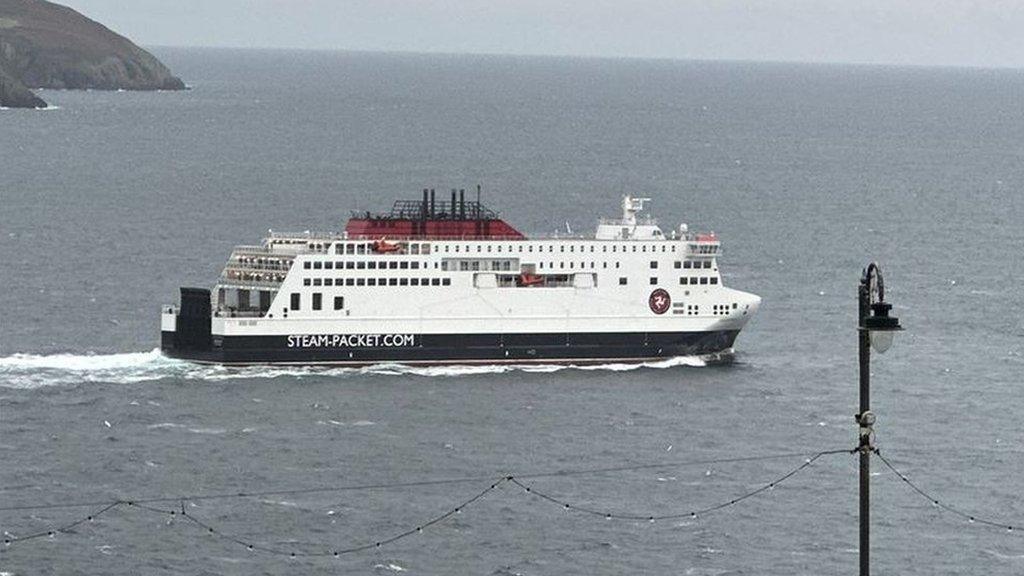 Manxman in Douglas bay