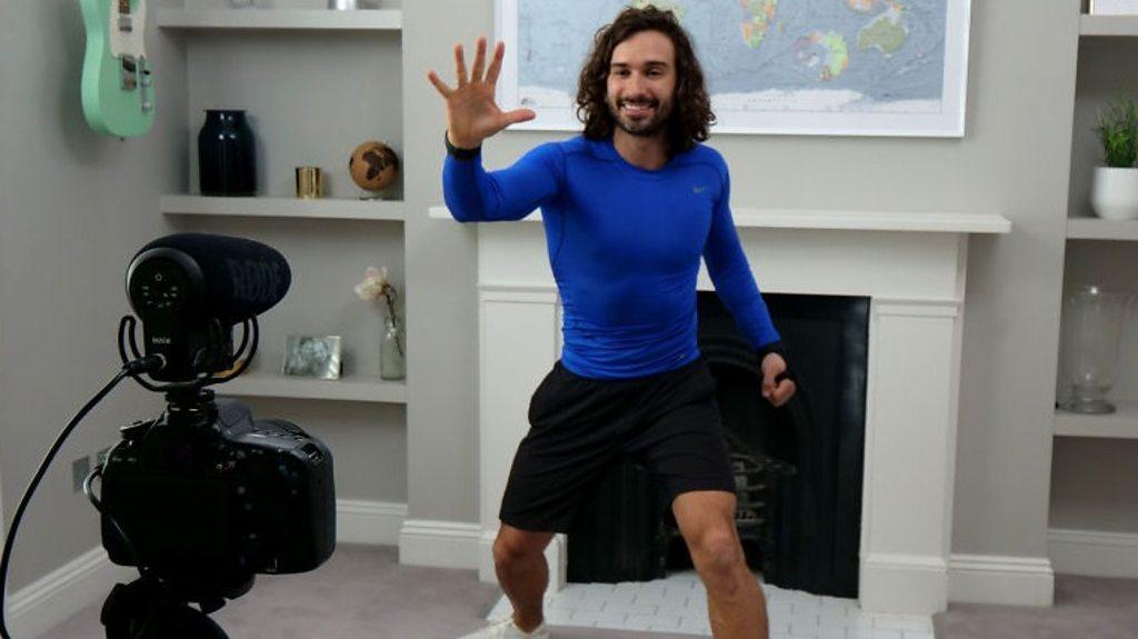 Joe Wicks Fitness star gives last online PE lesson BBC Newsround