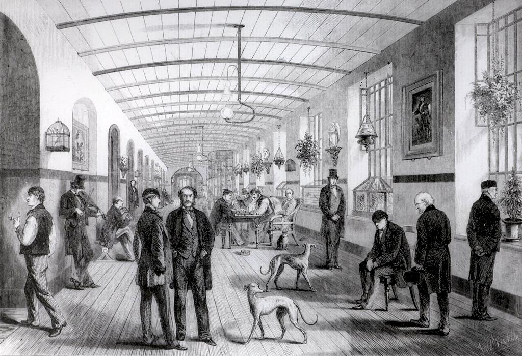 Royal Hospital of Bethlehem, The Gallery for Men (1860)