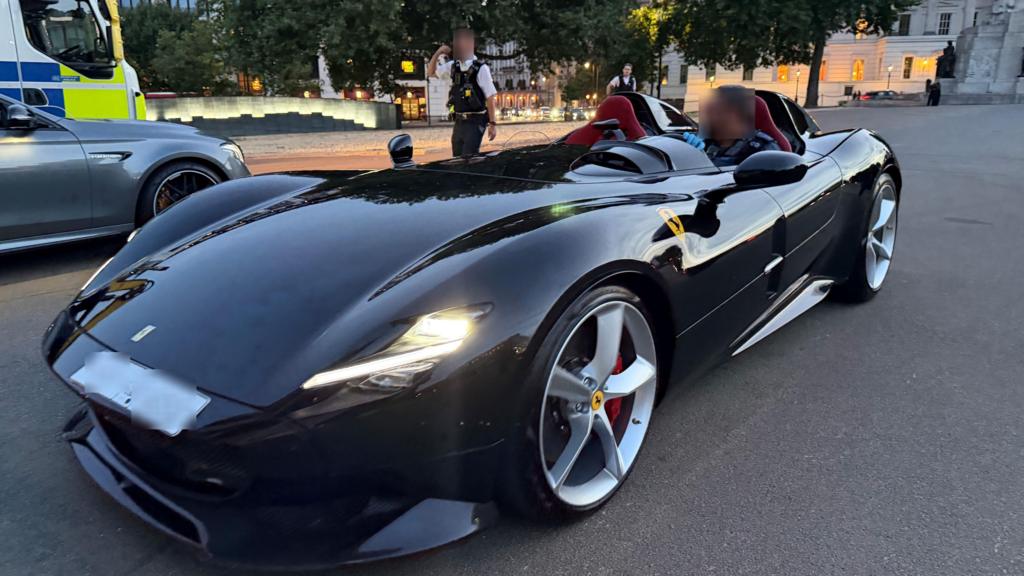 Rare £3.7m Ferrari seized in police crackdown