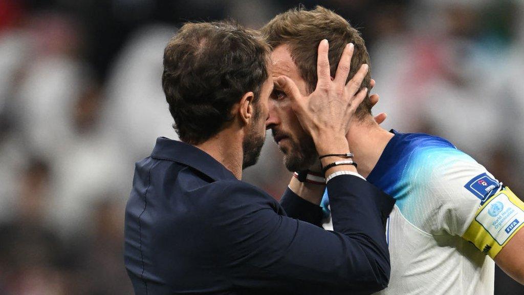 Gareth Southgate and Harry Kane