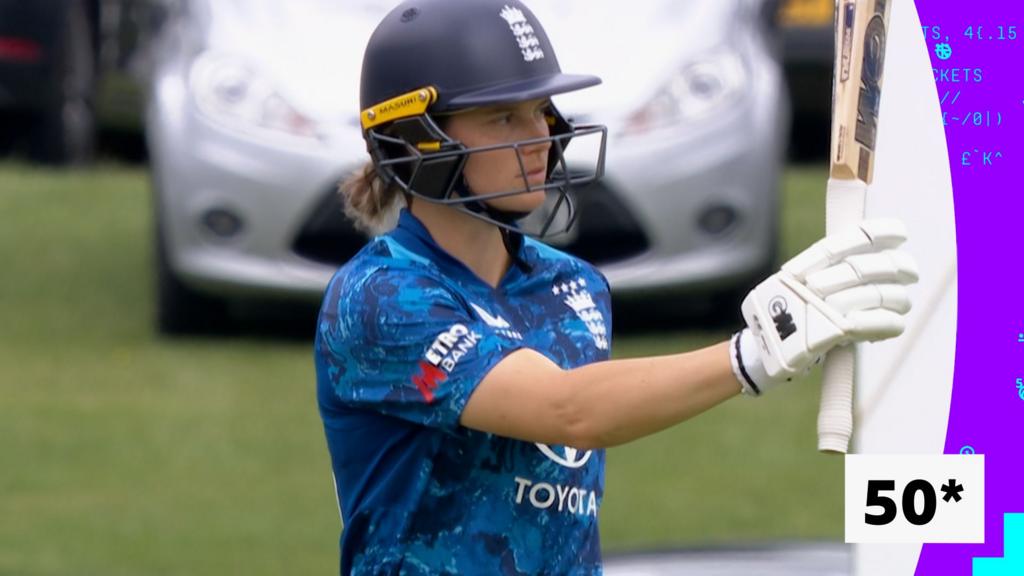 Jones hits 50 to put England in control against West Indies