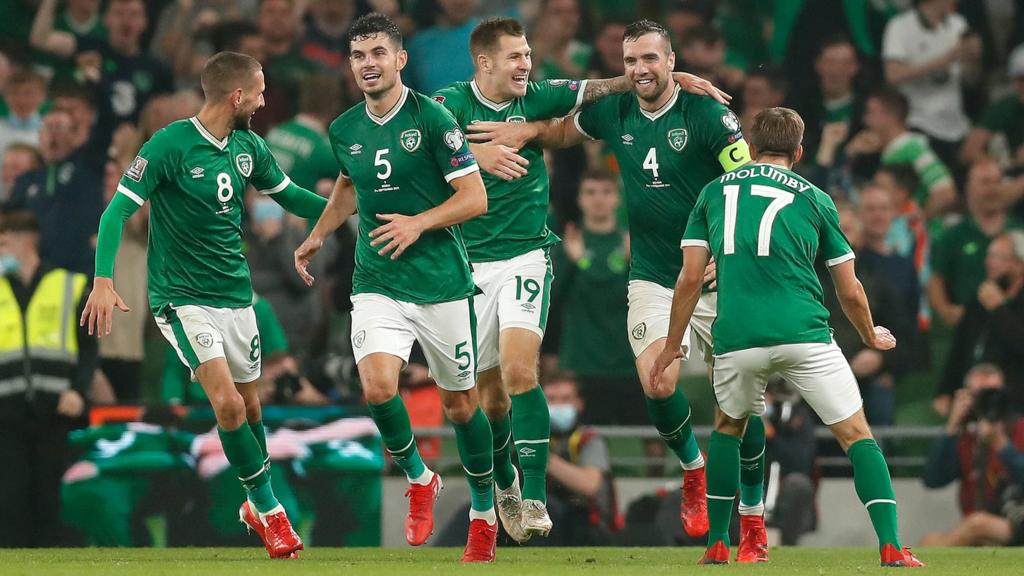 Ireland celebrate