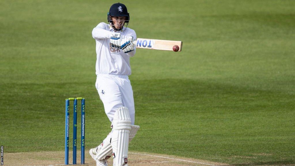 George Linde batting for Kent