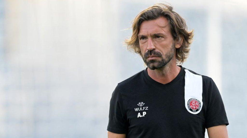 Andrea Pirlo while manager of Fatih Karagumruk