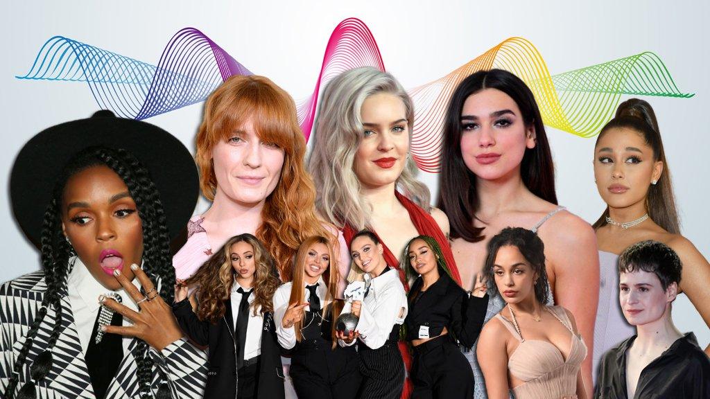 Janelle Monae, Florence + The Machine, Anne-Marie, Dua Lipa, Ariana Grande, Christine + The Queens, Jorja Smith and Little Mix