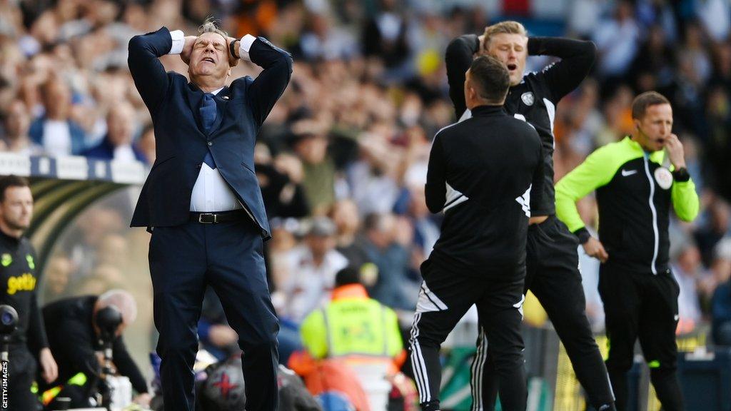 Leeds United head coach Sam Allardyce