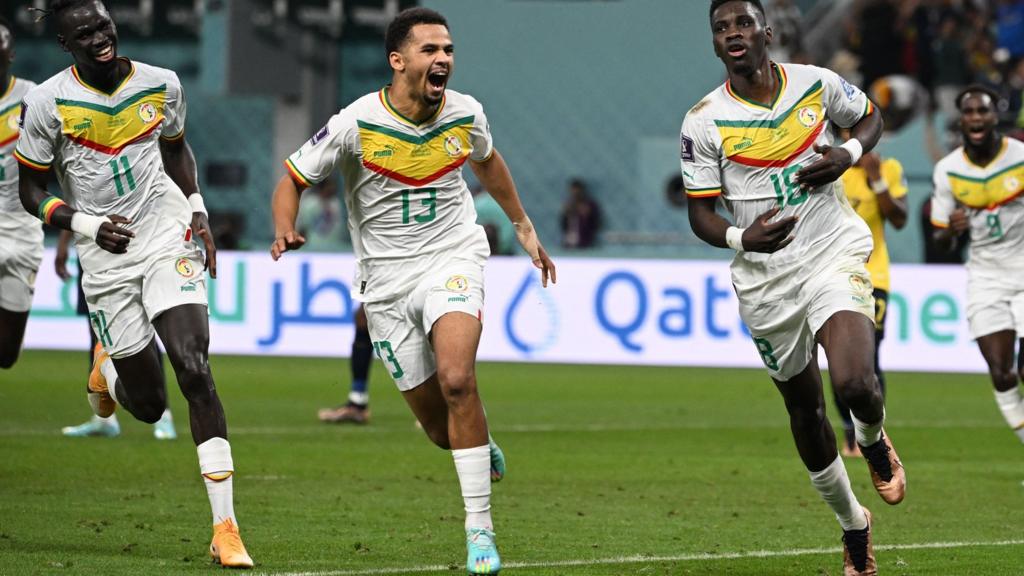 Senegal celebrate