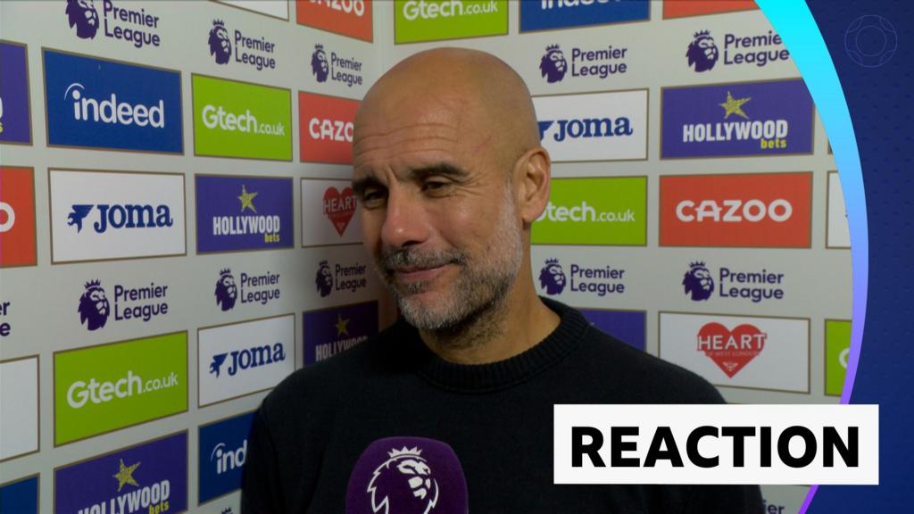 One of City's best first halves in months - Guardiola