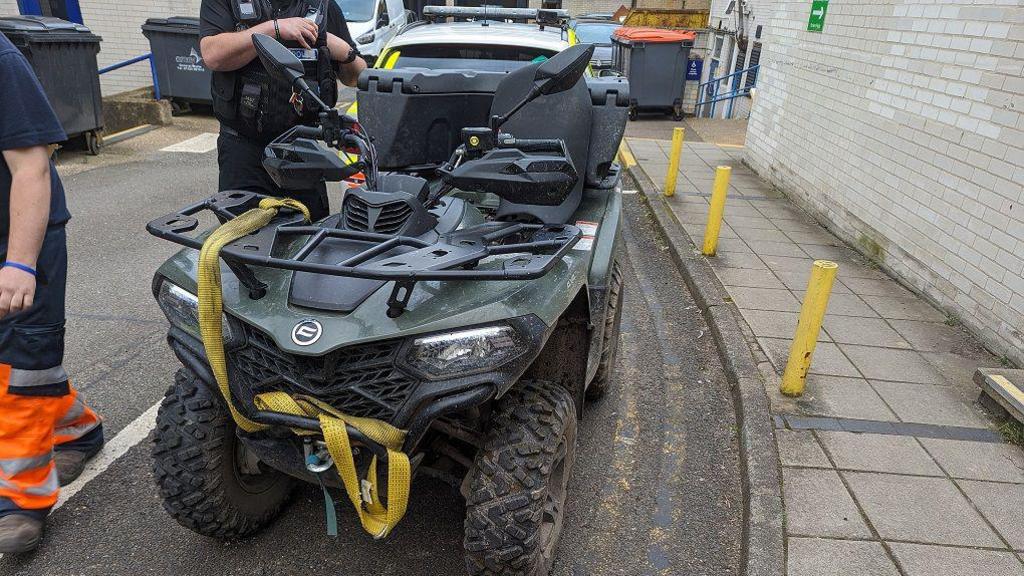 A quad bike