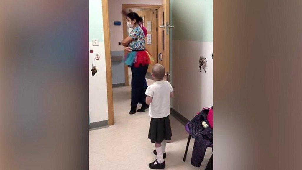 Ballet surprise for patient