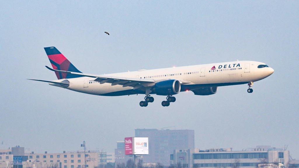 A Delta Airlines plane