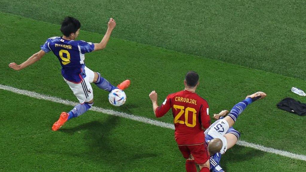 Japan's controversial goal