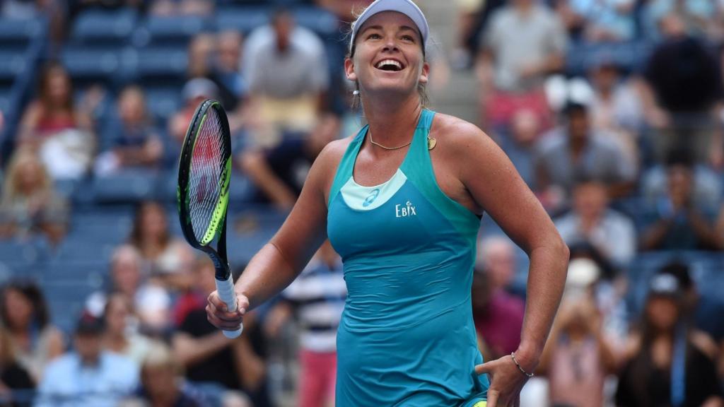 CoCo Vandeweghe celebrates