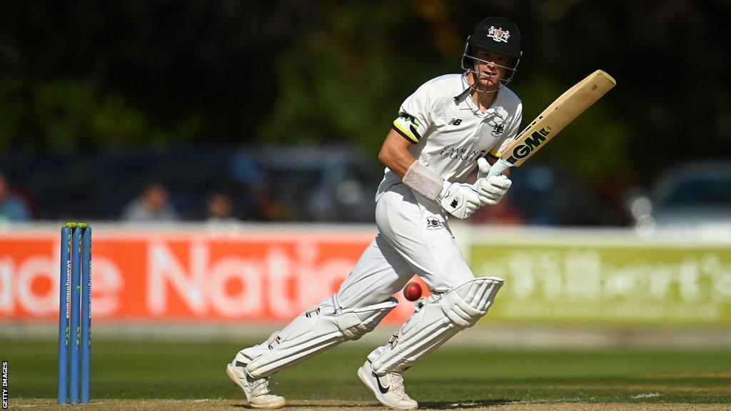 Gloucestershire's Ben Charlesworth in action