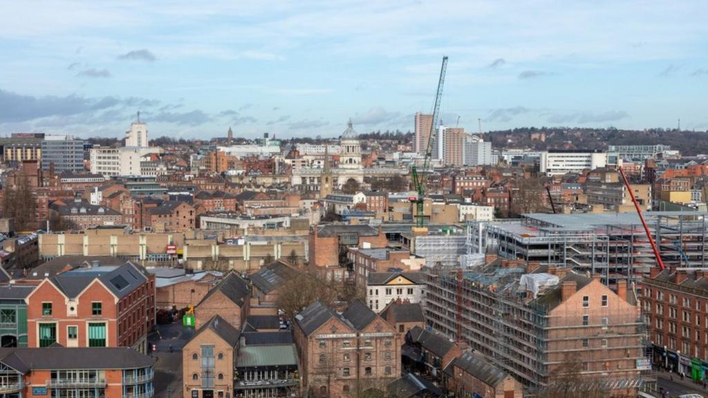 Nottingham skyline