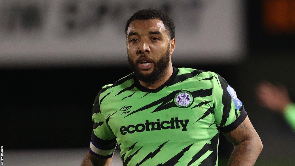 Troy Deeney playing for Forest Green Rovers