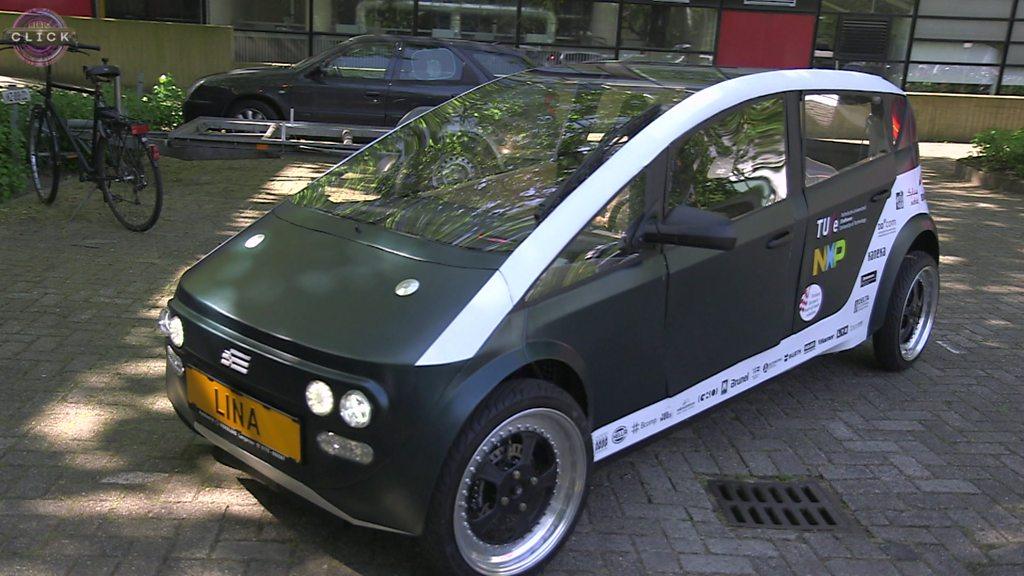 A car made from biocomposite materials