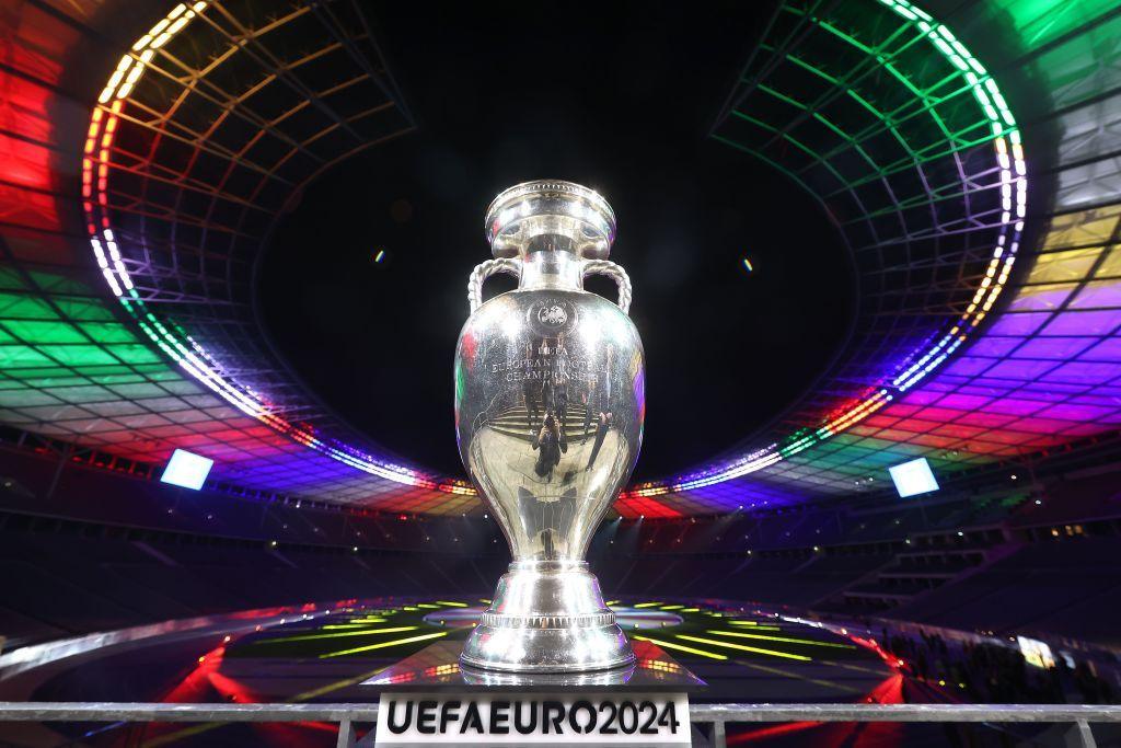 Euro 2024 trophy. 