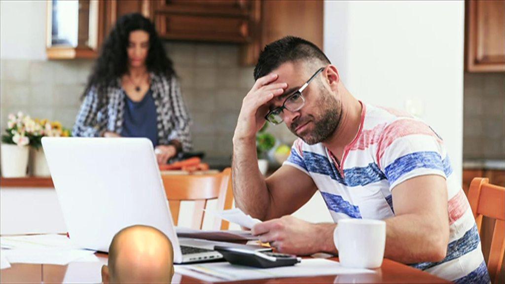 Couple at home