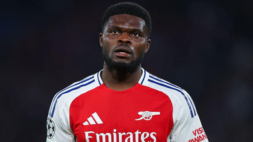 Thomas Partey in Arsenal kit