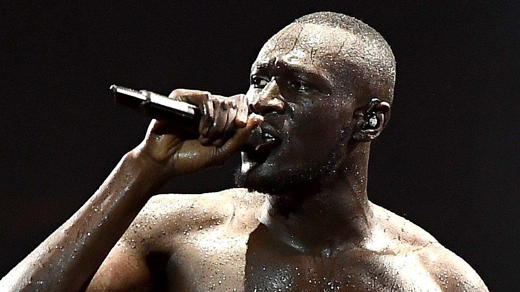 Stormzy at the Brit Awards