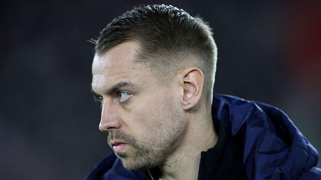 Southampton boss Tonda Eckert looks on from the sidelines