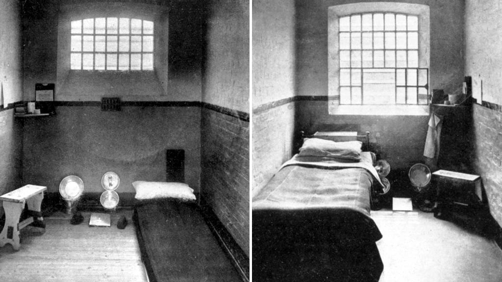 Cells at Holloway Prison, London - 1908