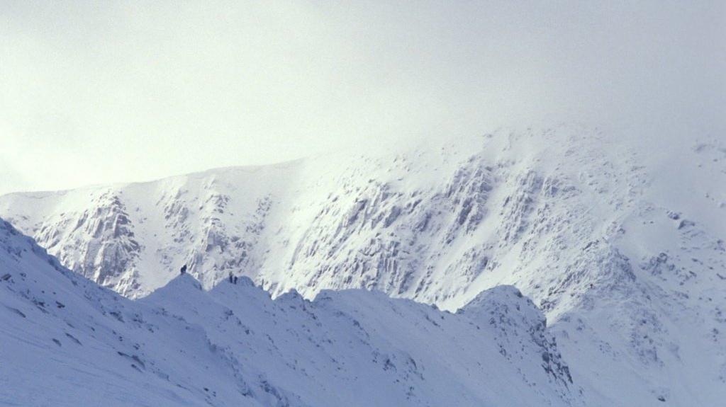 Helvellyn in snow