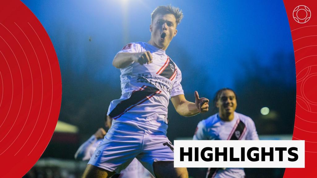 Lincoln progress to third round of FA Cup after comeback