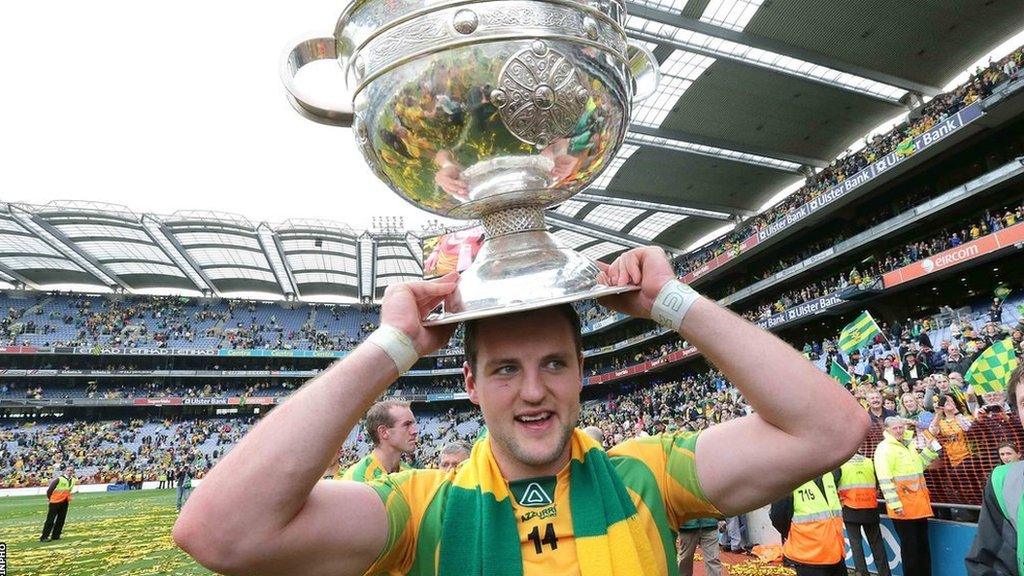 Michael Murphy lifted Sam Maguire for Donegal in 2012