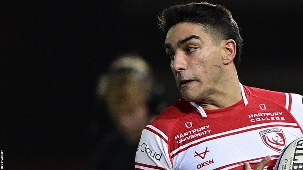 Santi Carreras's late penalty for Gloucester means they end 2022 in fourth place in the Premiership table