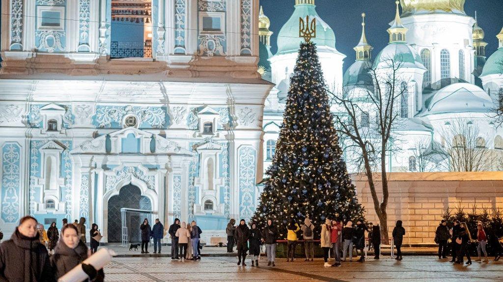 Christmas tree in Kyiv