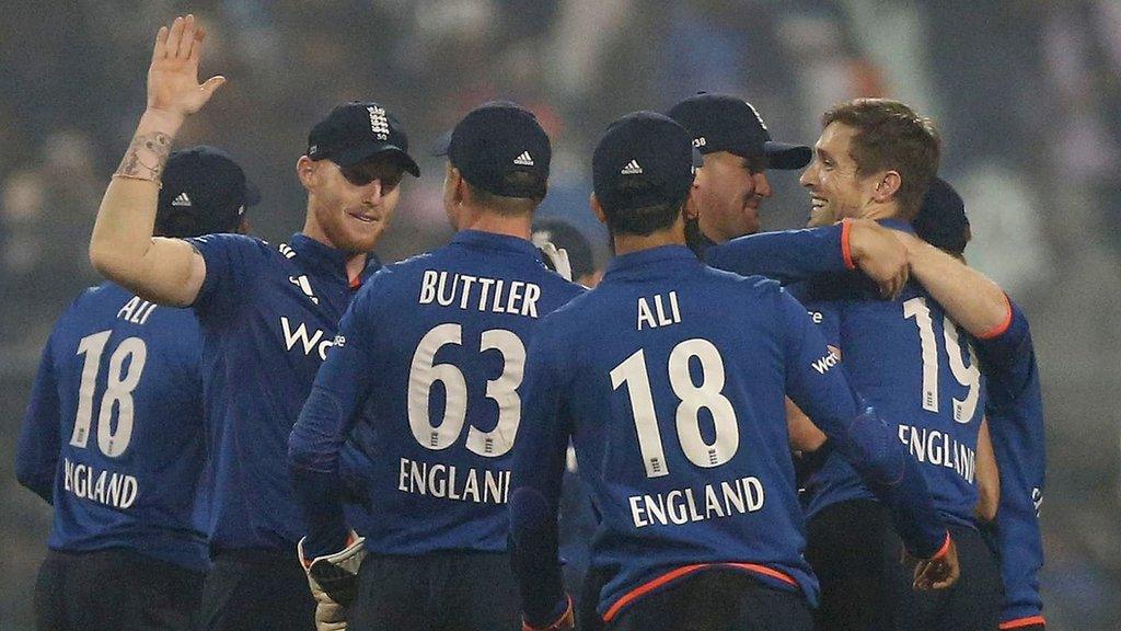 England celebrate