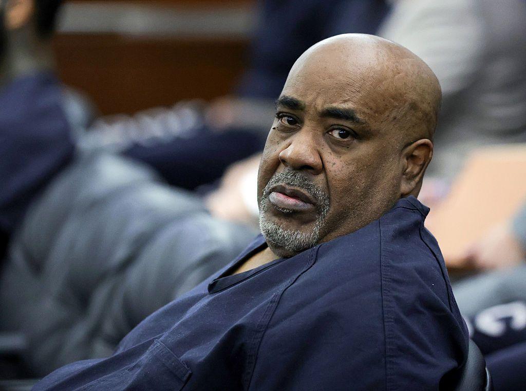 Duane Davis appears in Clark County District Court in Las Vegas for a pre-trial hearing