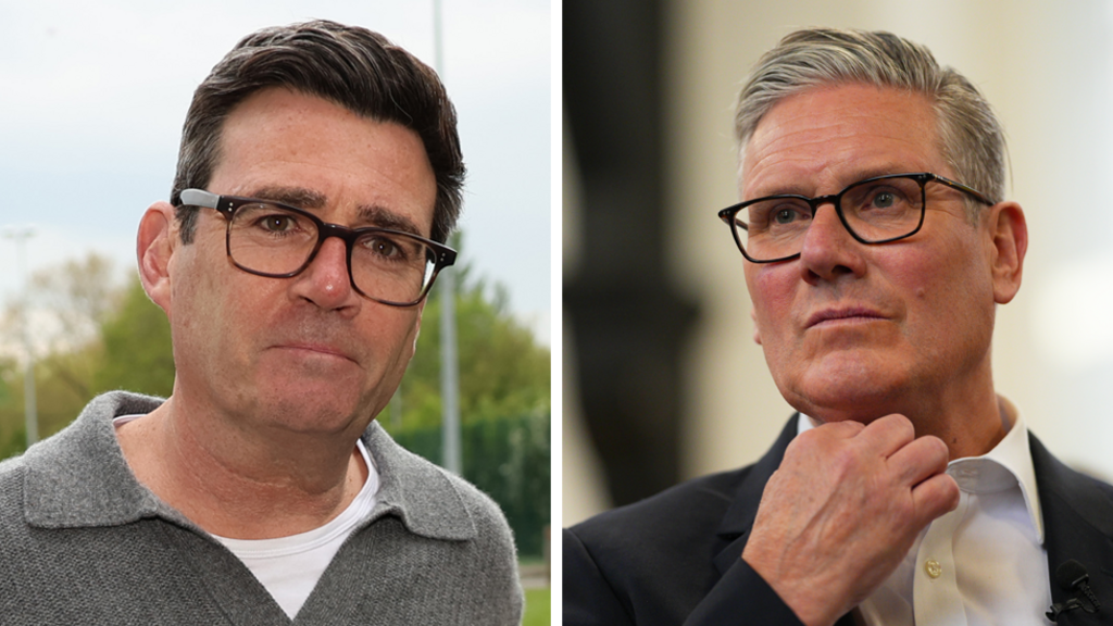 Burnham and Starmer composite image