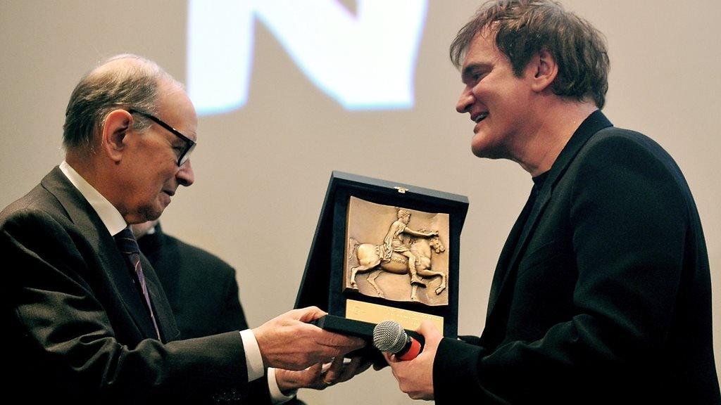 Ennio Morricone and Quentin Tarantino