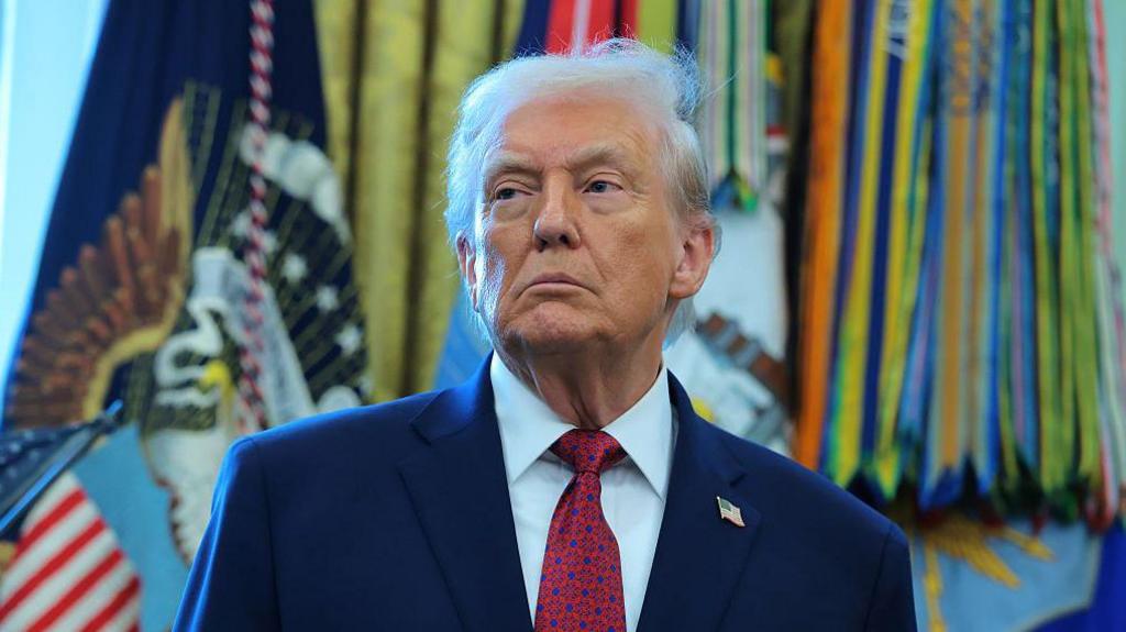 Trump vetoes first bills of his second term - BBC News