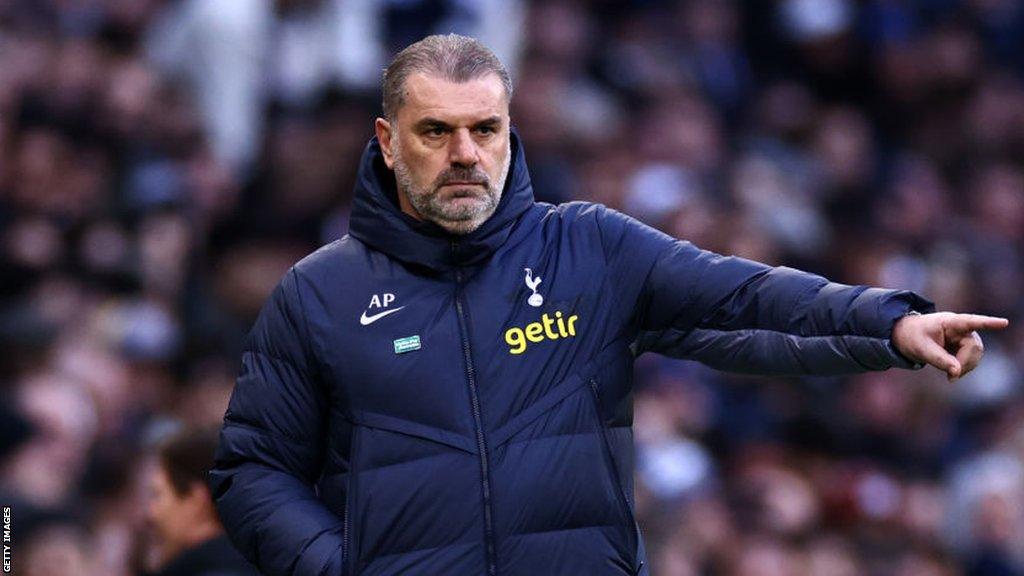 Tottenham boss Ange Postecoglou