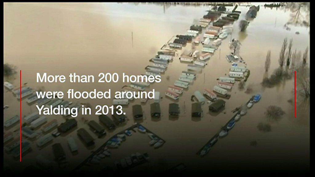 Flooding in Yalding 2013