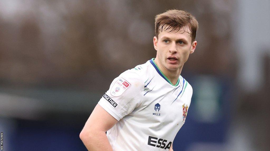 Tranmere player Chris Merrie